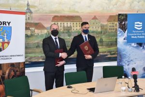 Podpisanie listu intencyjnego w sprawie budowy zbiornika retencyjnego