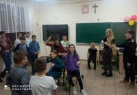 Uczniowie Szkoły Podstawowej w Lisewie