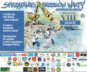 Sprzątanie brzegów Warty