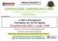 Plakat informacyjny