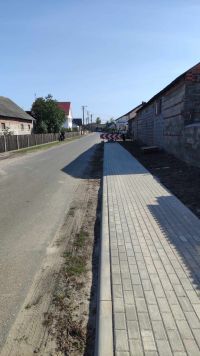 Budowa chodnika w Lisewie