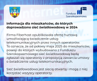 Plakat informacyjny