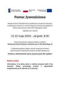 Plakat informacyjny