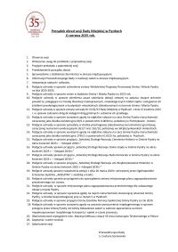 Sesja-porządek obrad