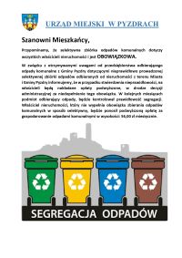 Ogłoszenie o selektywnej zbiórce