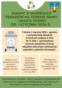 Zmiany zasad segregacji odpadów