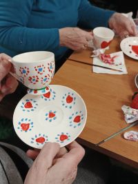 ,,Warsztaty Rękodzieła - Malowanie Filiżanek”.