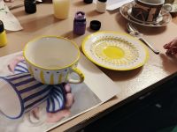 ,,Warsztaty Rękodzieła - Malowanie Filiżanek”.