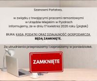 Informacja dla mieszkańców