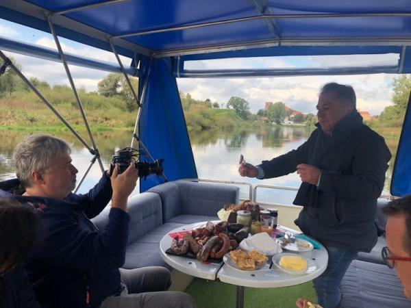 Gotował i zwiedzał. Makłowicz w Pyzdrach!