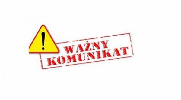 Komunikat Burmistrz Pyzdr - ograniczenia w Urzędzie Miejskim