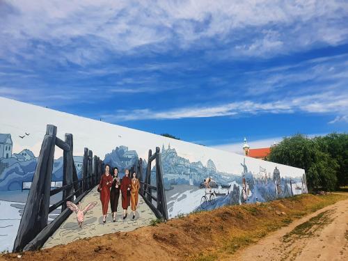 Kolejny mural w miescie