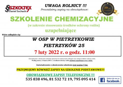 Szkolenia chemizacyjne dla rolników