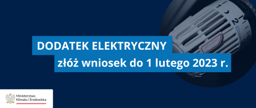 Dodatek elektryczny - informacja