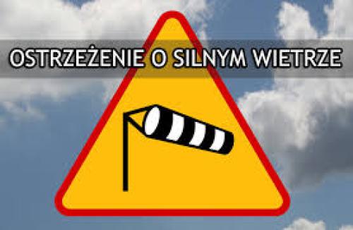 Ostrzeżenie o silnych wiatrach