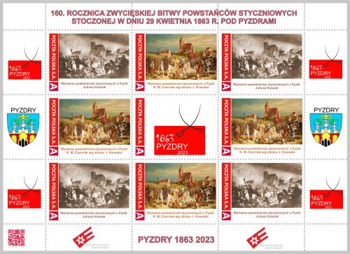 Pamiątki 160. Rocznicy Bitwy pod Pyzdrami