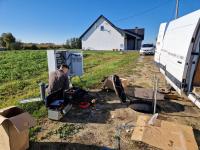 Budowa sieci kanalizacji sanitarnej w Pietrzykowie Kolonii i Ksawerowie zakończona