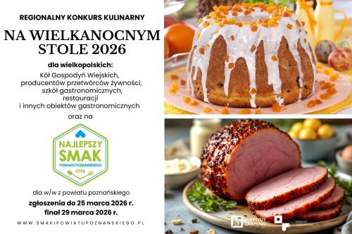 Regionalny konkurs kulinarny "Na Wielkanocnym Stole 2026" - zapowiedź